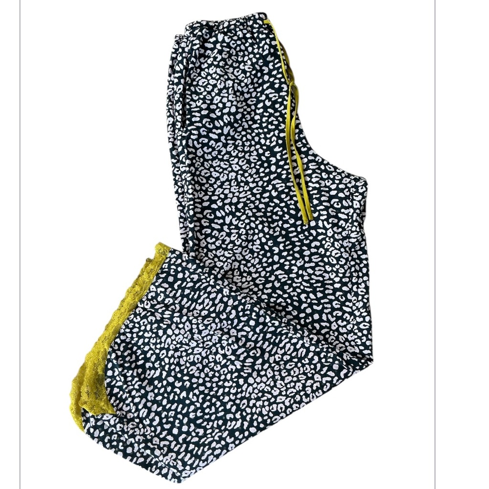 Victoria's Secret Animal Print Lounge Drawstring PJ Sleep Bottom Pants Size XS